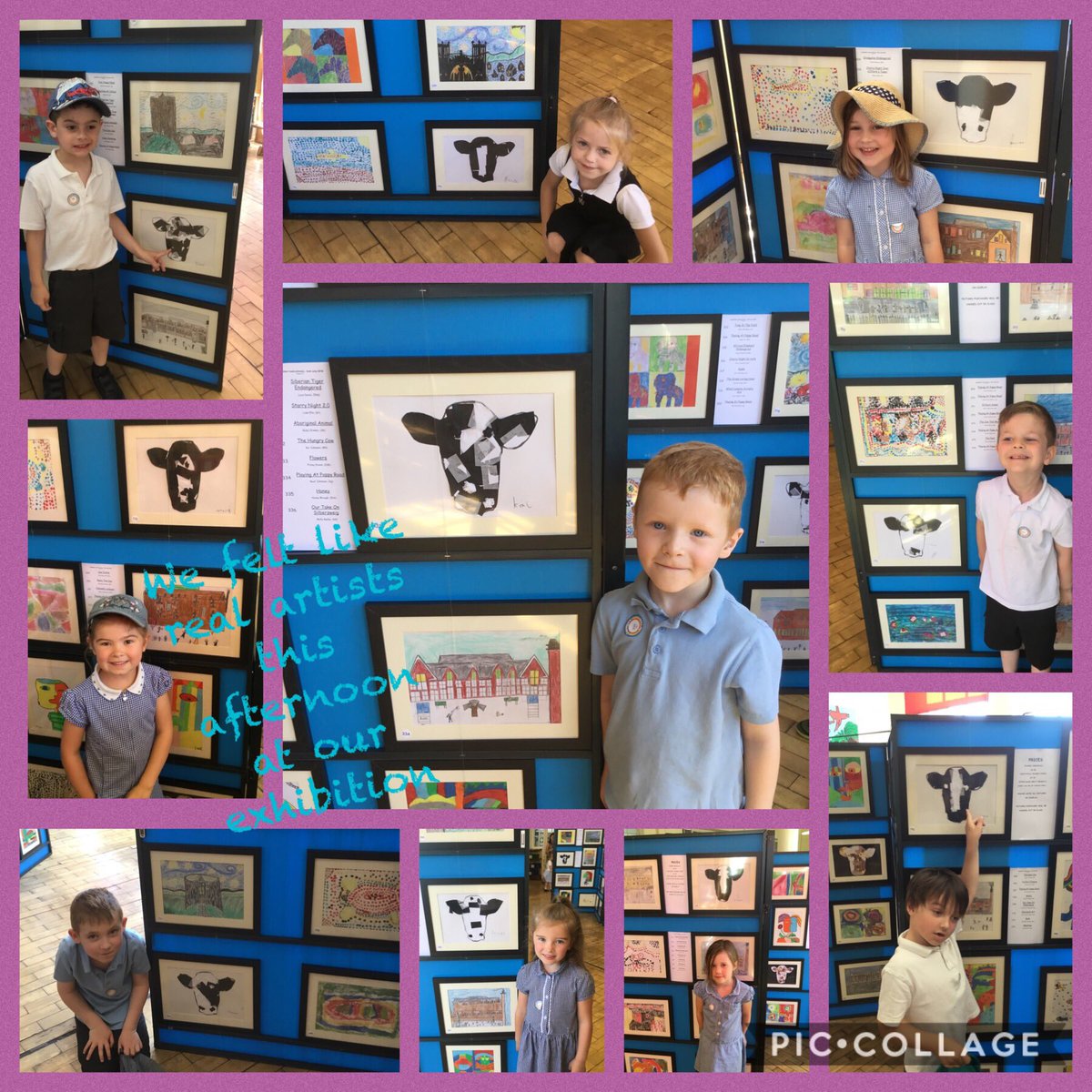 RHPoppletonRoad's tweet photo. RH had a fantastic time this afternoon finding and looking at the amazing art work at Poppleton Road Primary School’s art exhibition. https://t.co/fUWfdo4r4i