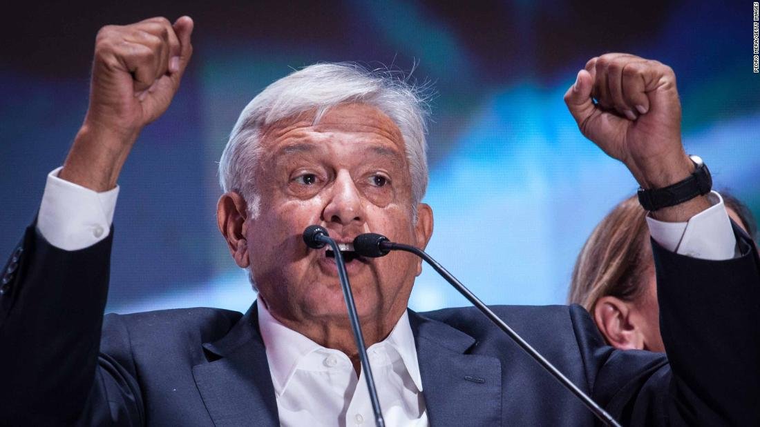 CNN's tweet image. Advice to Trump on the new Mexico President: Don't push him | By former New Mexico Gov. Bill Richardson via @CNNOpinion cnn.it/2z56gkP