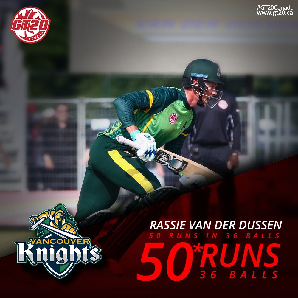 Can this be a match winning performance <a href="/Rassie72/">Rassie van der Dussen</a> #6sInThe6ix #GT20Canada #CanadaDayWeekend