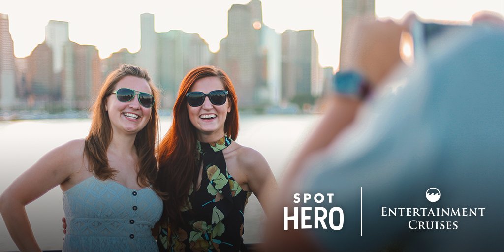 Summertime is here! Step aboard an <a href="/EntertainCruise/">EntertainmentCruises</a> and use code SPOT10 for 10% off your ticket 🛳️ Then book a parking spot with SpotHero and you're good to go!  goo.gl/L2W4V9