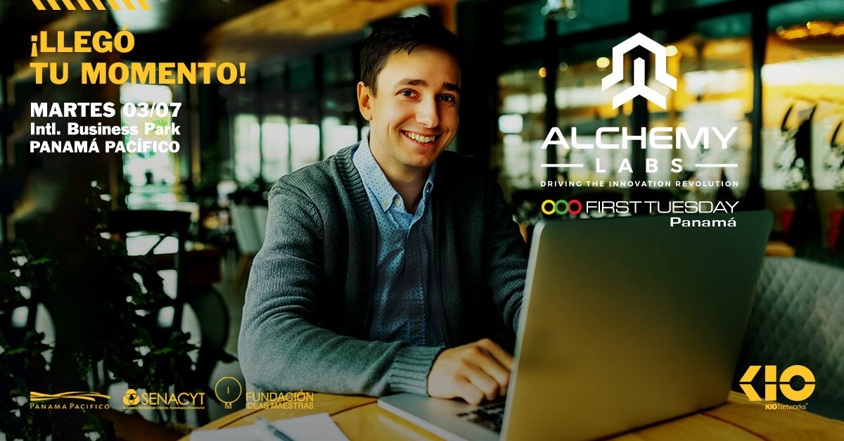 KIO_tech's tweet photo. ¿Tienes ideas innovadoras que pueden cambiar e impactar al mundo? Entonces, ¡ésta es tu oportunidad! Compártelas en el First Tuesday de Alchemy Labs, el Centro de Innovación de KIO Networks
Inscríbete sin costo en www.ftpanama/pt ¡Te esperamos!
#FirstTuesday #AlchemyLabs https://t.co/McTs2Kazyt