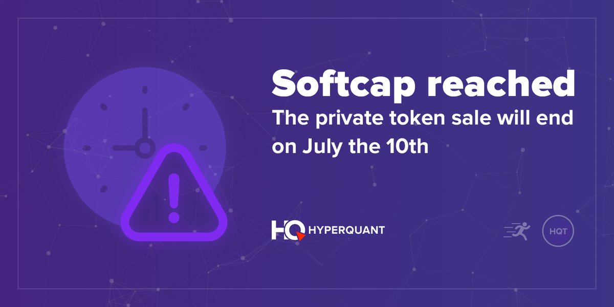 paulrogov_news's tweet image. Great news - the softcap was reached! Since so many applications for the private token sale have been submitted, we decided for it to last till the 10th of July.
Read more: goo.gl/18HQpD
Get tokens: hyperquant.net/en/account/
#hyperquant