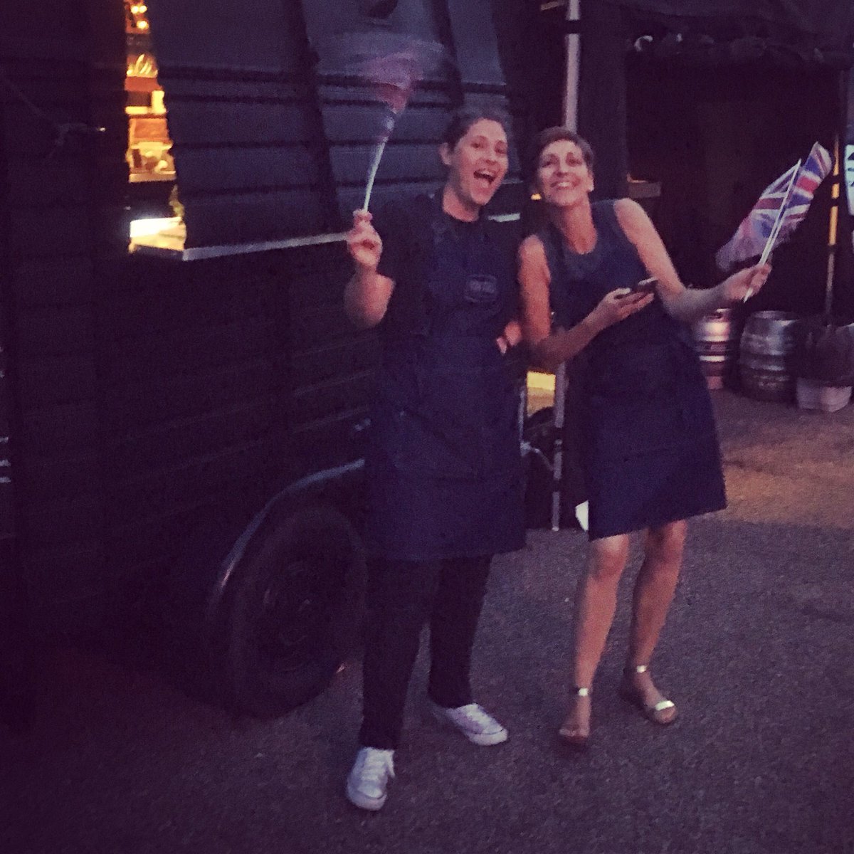 Joining in with Rule Britannia at the end of a great weekend #musicinthegardens