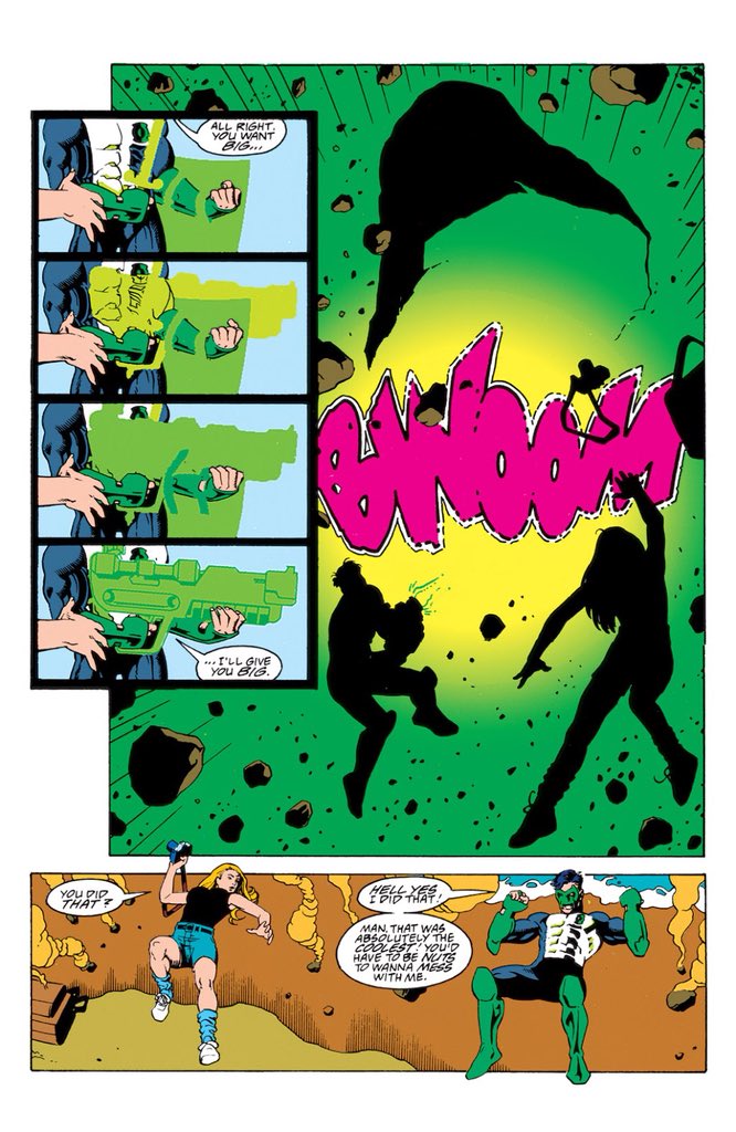 bestofrayner's tweet photo. “Hell yes I did that!”
— Green Lanterns #52 (1990) https://t.co/FUWsrmqz4n