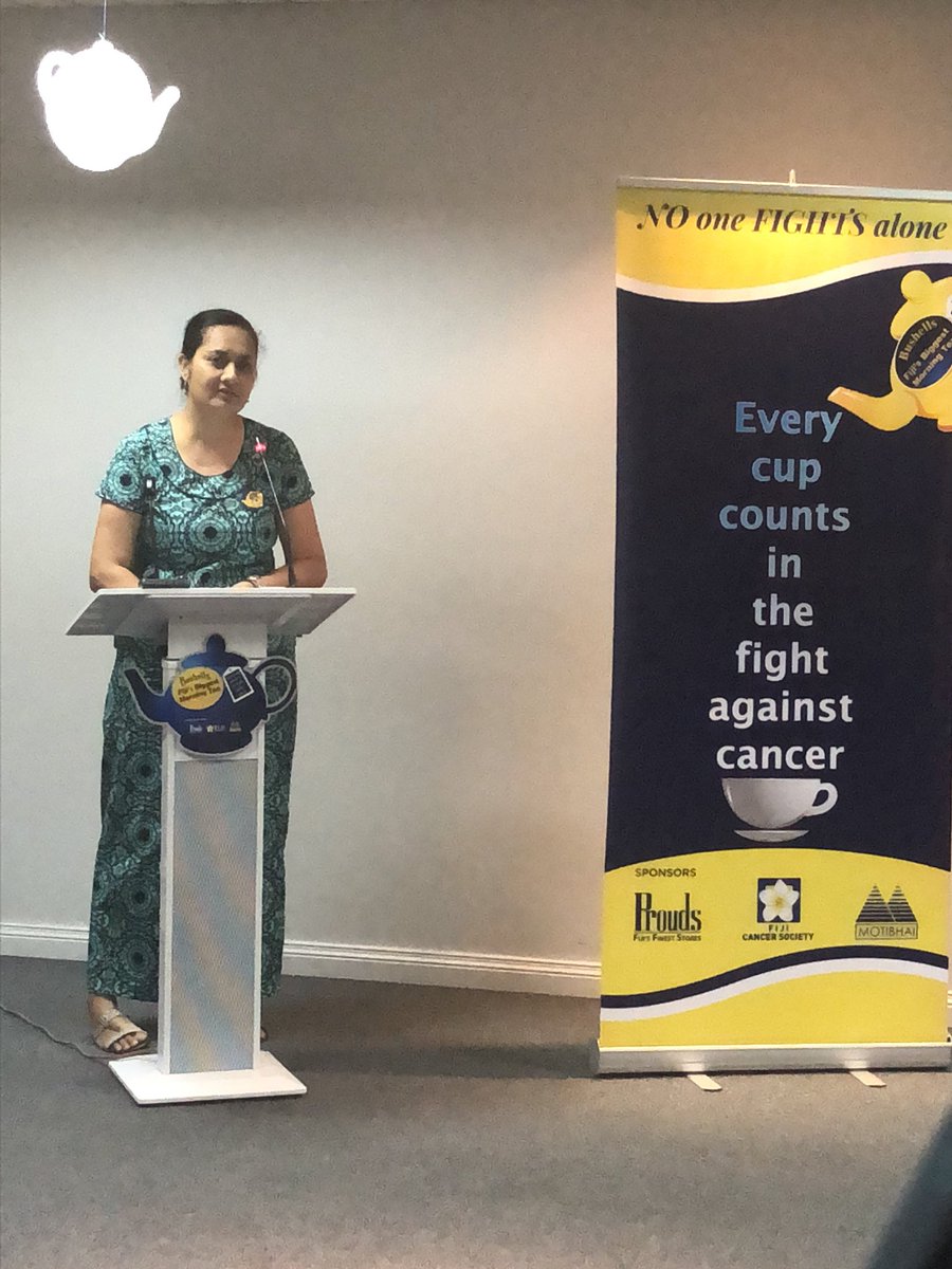 GlenisYee's tweet photo. Launch of the Fiji Cancer Society #Bushells #BiggestMorningTea https://t.co/Uf8cmVrHMF