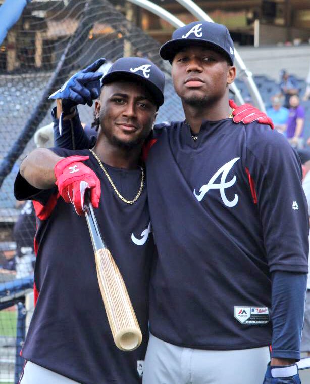 Braves's tweet photo. Live from The Bronx 🔥 https://t.co/gRcAZeKV8c