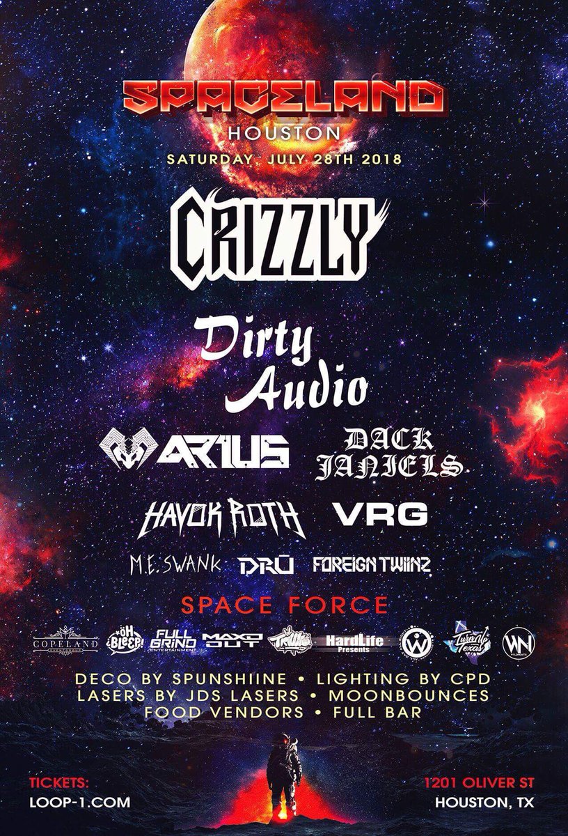 ForeignTwiinz's tweet photo. So excited to be playing Spaceland Houston along side @CRIZZLY @dirtyaudio @AriusOfficial @DackJanielsDub @HavokRoth @dru_officialll & more! July 28th donโt miss out! #spacelandHTX #Foreignsquad ๐ https://t.co/lBkQjZPuxr