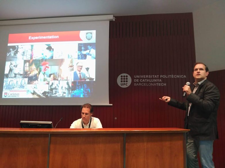 ARSLab_CU's tweet image. Prof. Wainer's #Keynote @ IWS'18 in #Barcelona ssa.cf.ac.uk/iws2018/progra…  With Pau Fonseca and Josep Casanovas upc.edu  #SimulationEverywhere