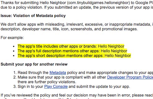 google play hello neighbor