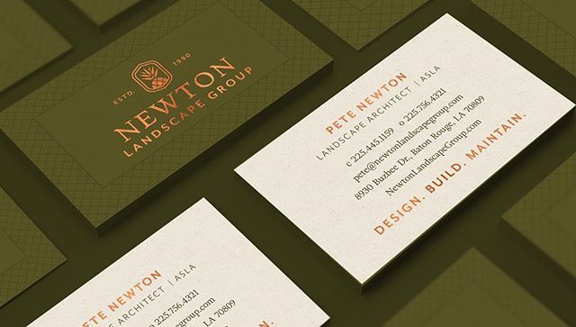 We’ve been working with the fine people of @newtonlandscapegroup to give their brand a fresh new look. More to come! 🌿