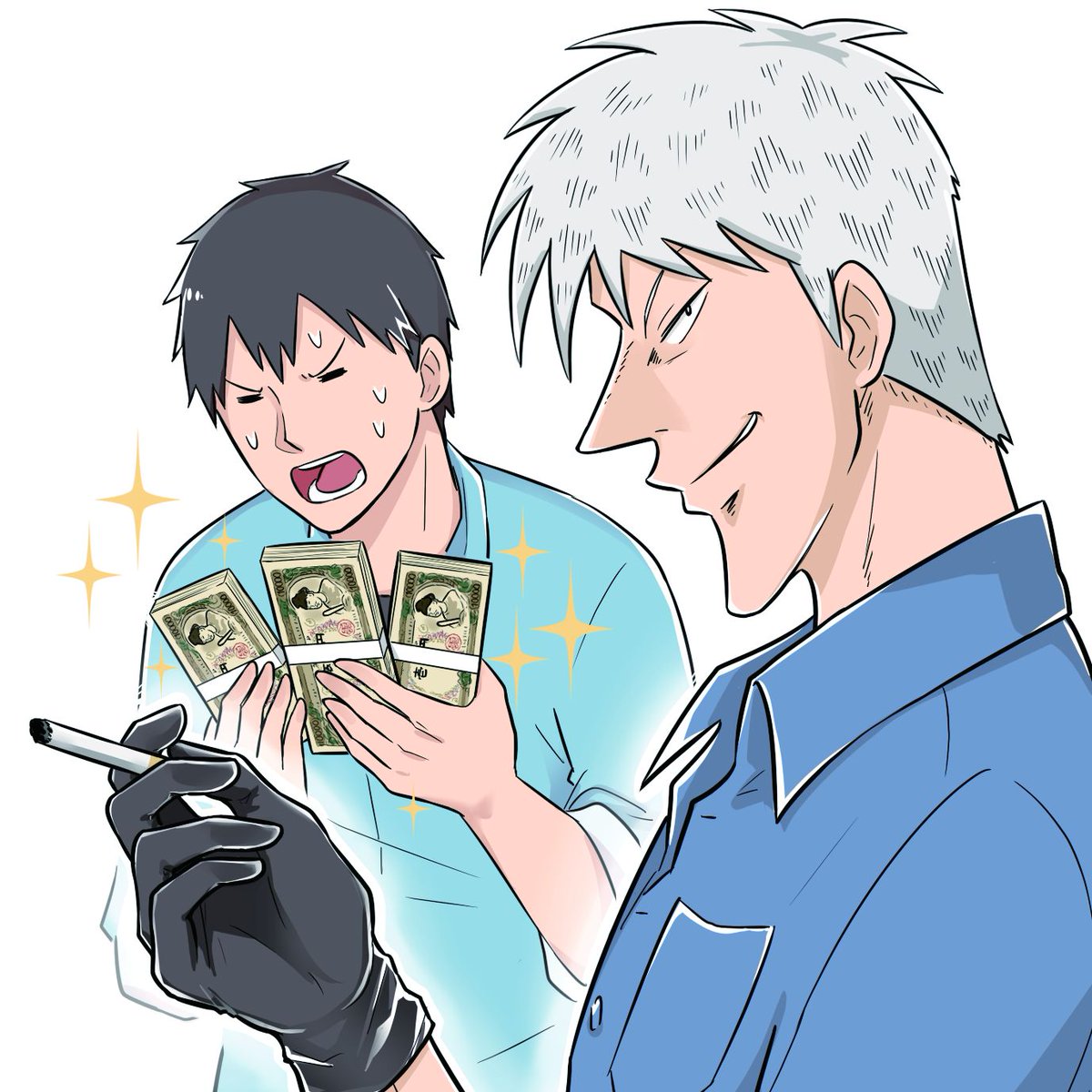 マンガ アカギ 公式 Twitter પર アカギトリビュートイラスト第161弾 あまおう先生の作品です アカギ アカギ完結 アカギトリビュートフェスティバル あまおう