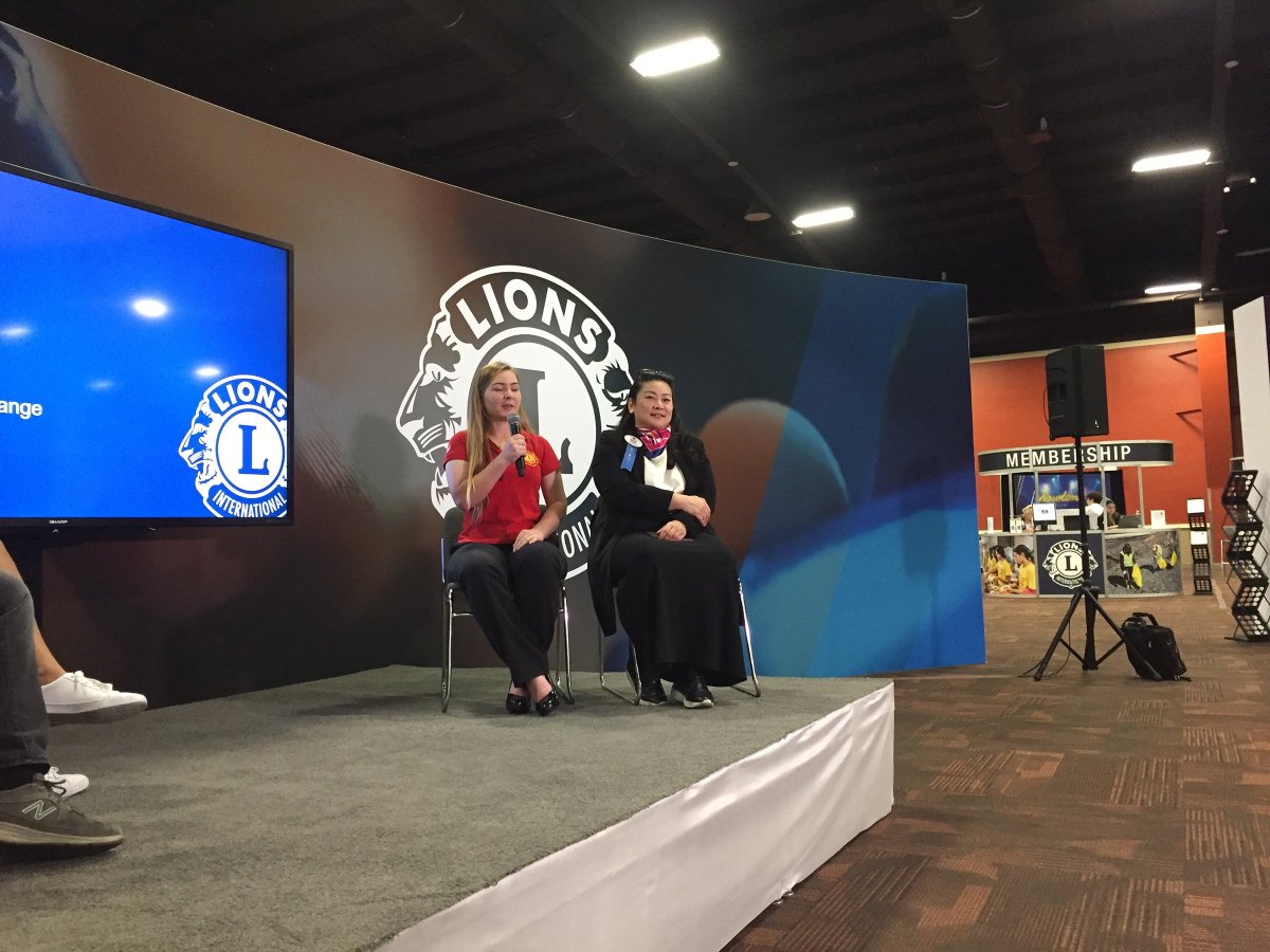 lionsclubs's tweet photo. "We learn from other cultures. We don’t see differences. We just make friends." - Youth Camp Exchange students share their stories. #LCICon https://t.co/t7OTNtuOSx