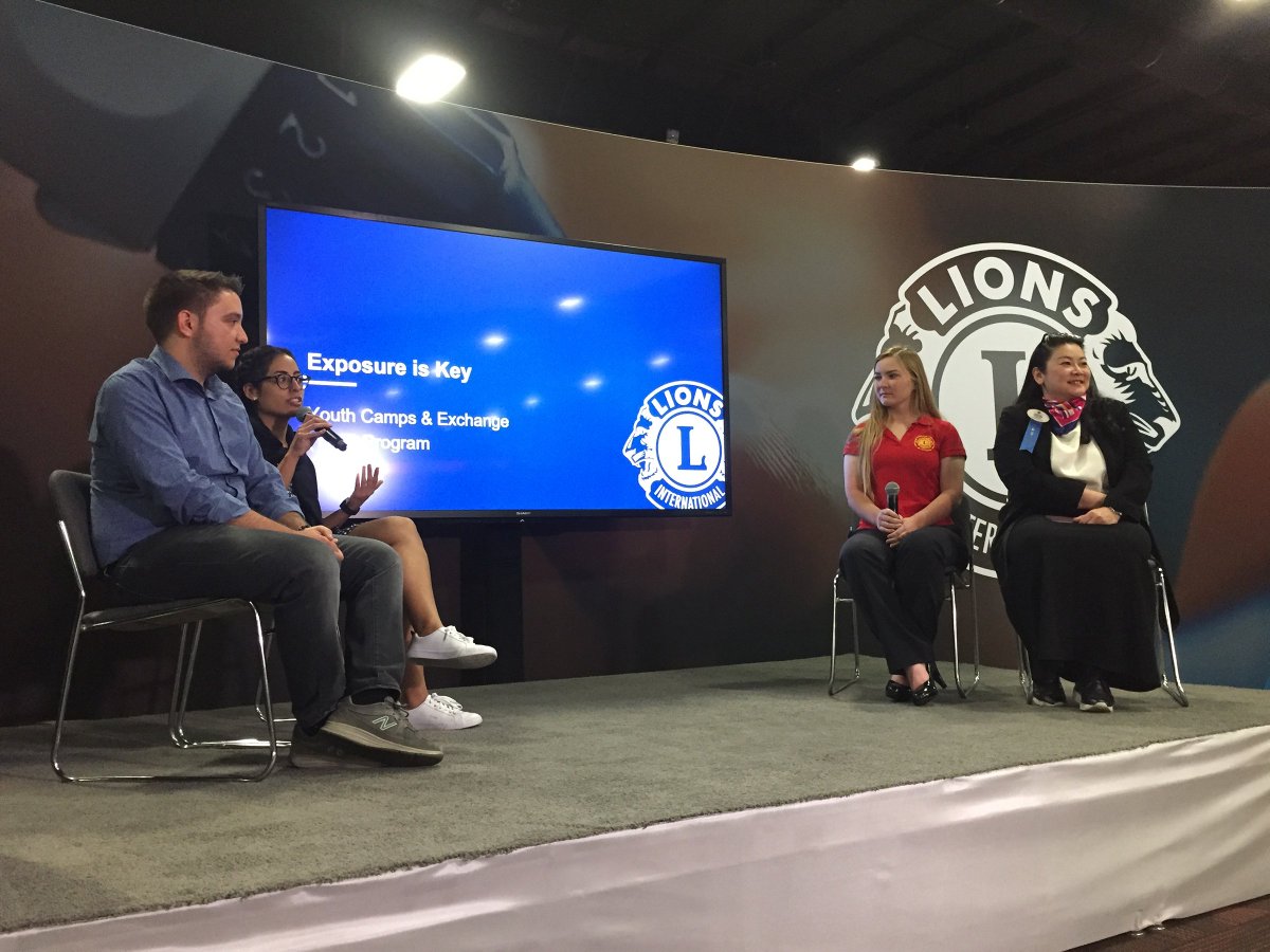 lionsclubs's tweet photo. "We learn from other cultures. We don’t see differences. We just make friends." - Youth Camp Exchange students share their stories. #LCICon https://t.co/t7OTNtuOSx