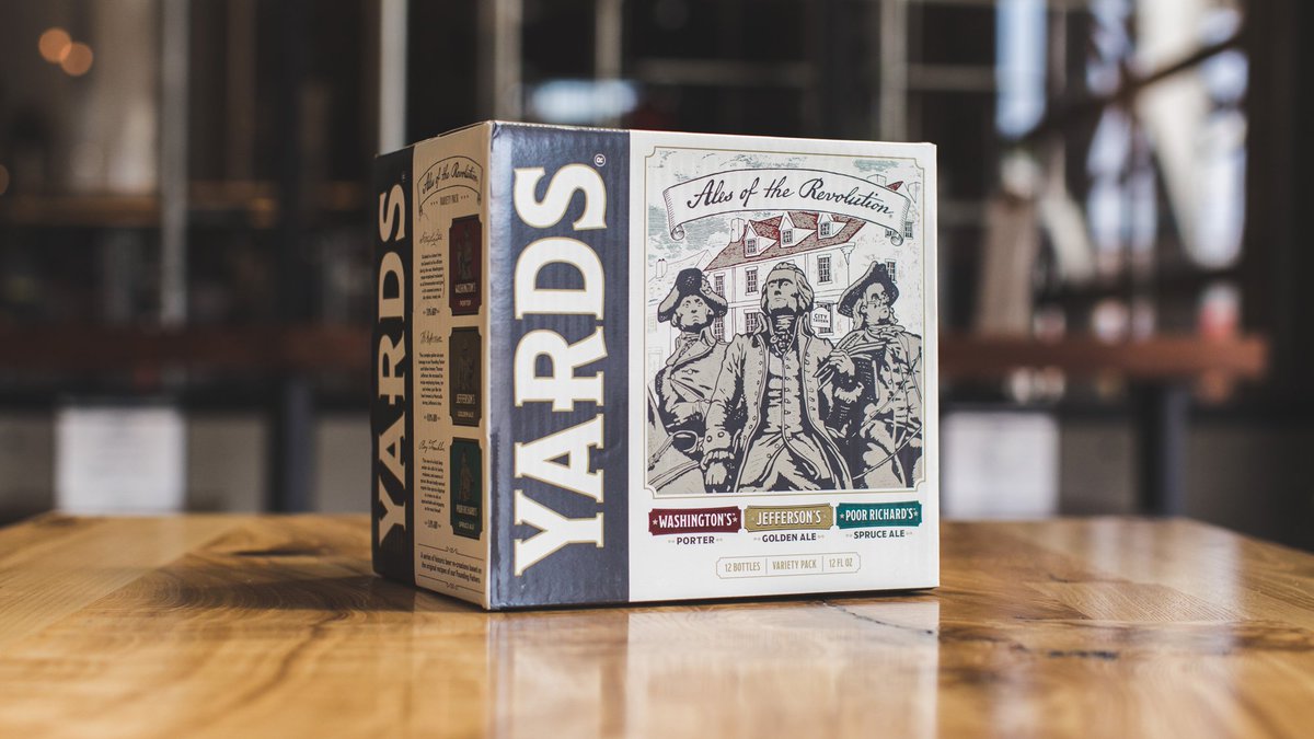 yardsbrew's tweet photo. What would the #4thofJuly be without some recipes from the Founding Fathers? #YARDS #AlesoftheRevolution https://t.co/Th2jWF1iOl