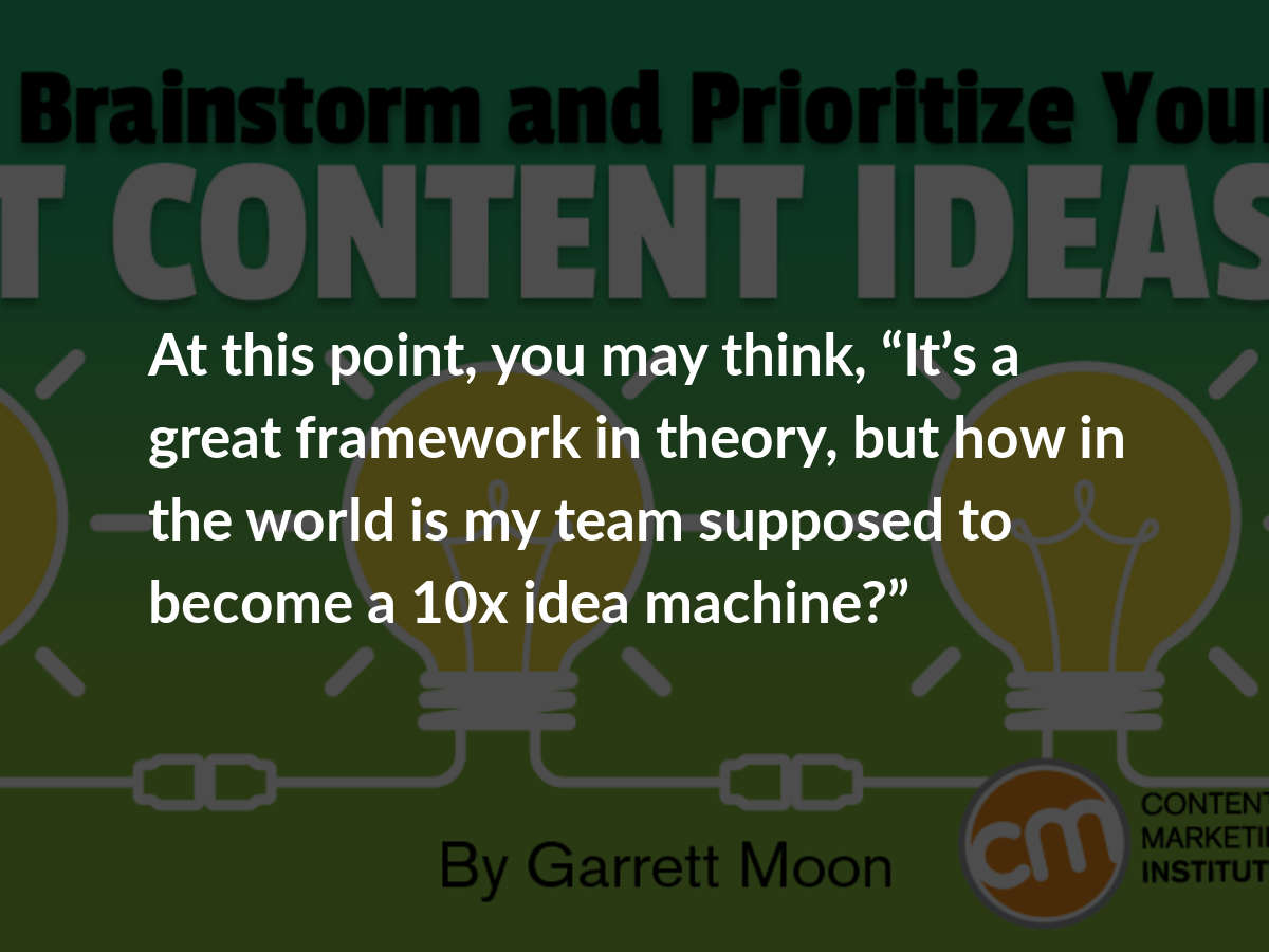 politifyco's tweet image. How to Brainstorm and Prioritize Your Best Content Ideas contentmarketinginstitute.com/2018/04/priori… #ContextSwitch #ChemicalFormula #Algorithm