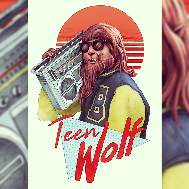 Watched Teen wolf for the first time in years last week and it inspired me to make a poster for it over the long weekend!
chrisdibenedetto.ca/teen-wolf