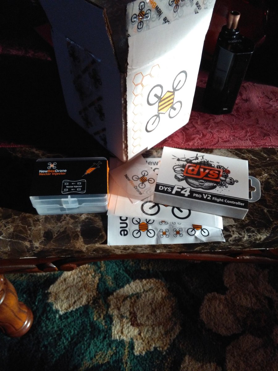 HeltzMJ's tweet image. Gotta love #newbeedrone. Now my 5&quot; is going to be airborne again and I can charge my HVs. Bout to be a great week! #multirotor #drone #whoop #quadcopters