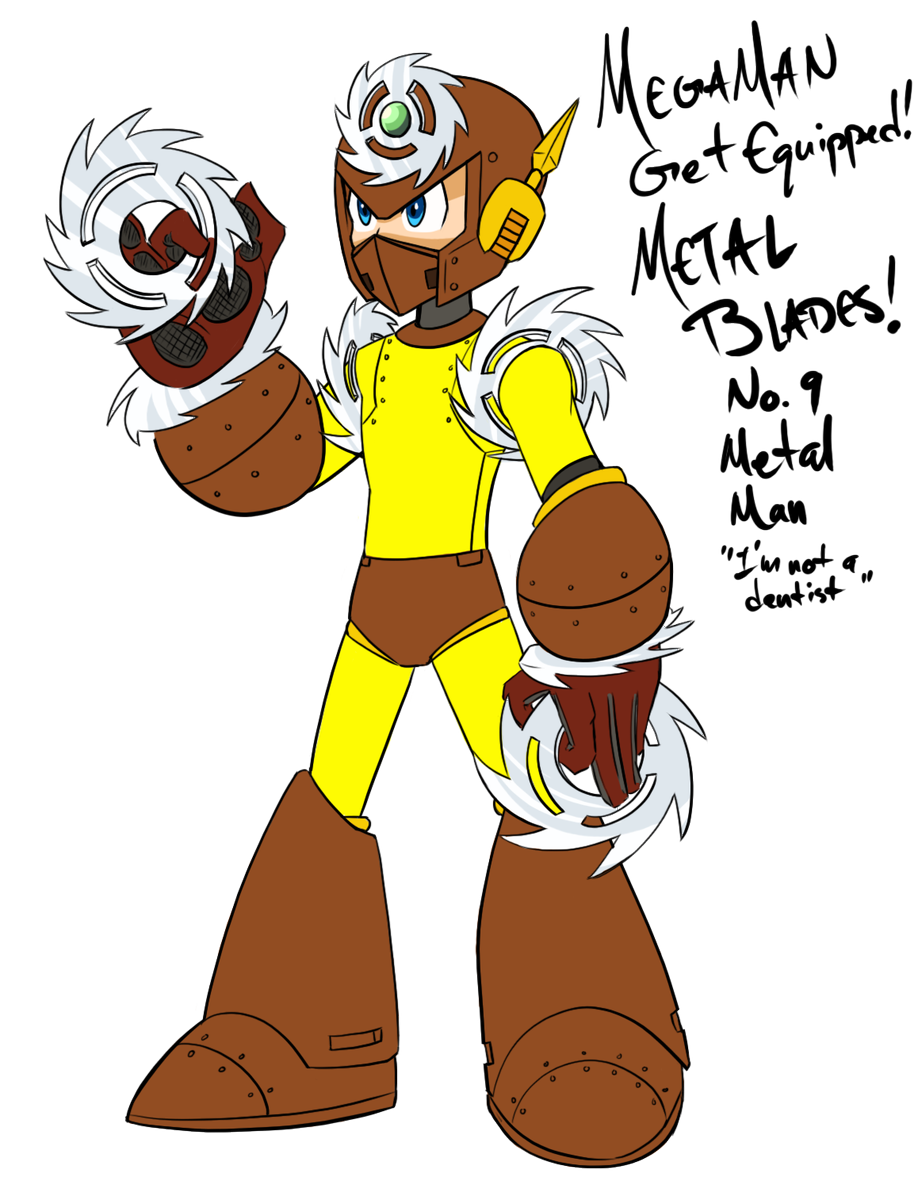 ZatchZeta's tweet photo. Something I made for the @MegaMan Get powered up #contest back in May. Just saw the results, and I was pretty proud of those artists! Awesome design you guys! #megaman #getpoweredup #megaman11 https://t.co/qXCNSJRtWj