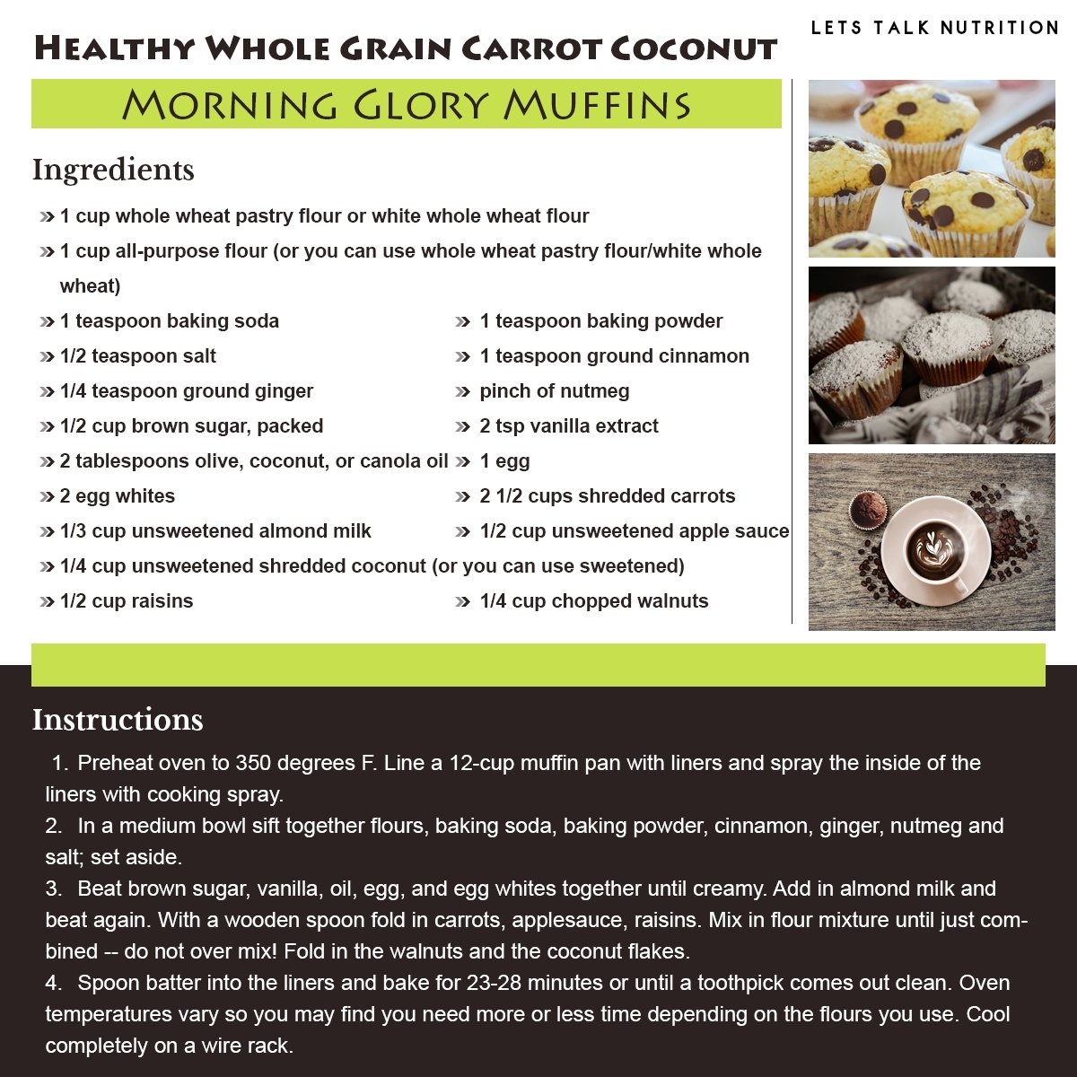 healtydiets's tweet photo. Muffins? Kitchen where are you? Start feeding your stomach with this yummy Glory Muffins. Read on:
#LetsTalkNutrition #StayFit #EatHealthy #HungerPangs https://t.co/toQiMzY5NF