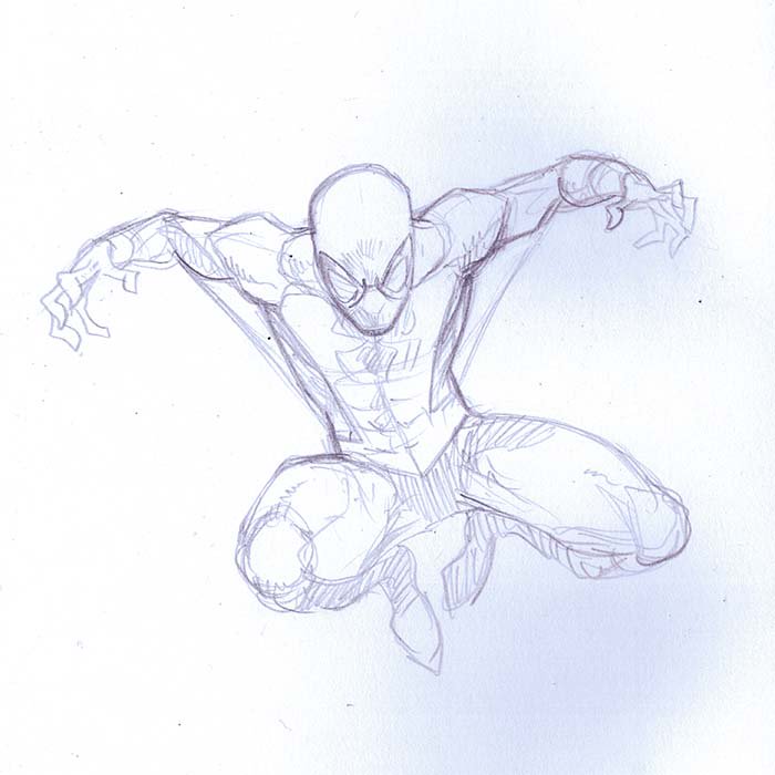 Spiderman Sketches | PeakD