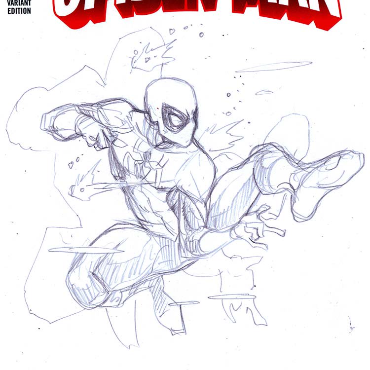 Spider-Man acrobatics fight poses train quick sketches, in Spider Guile's  Daily sketches section!!! Comic Art Gallery Room