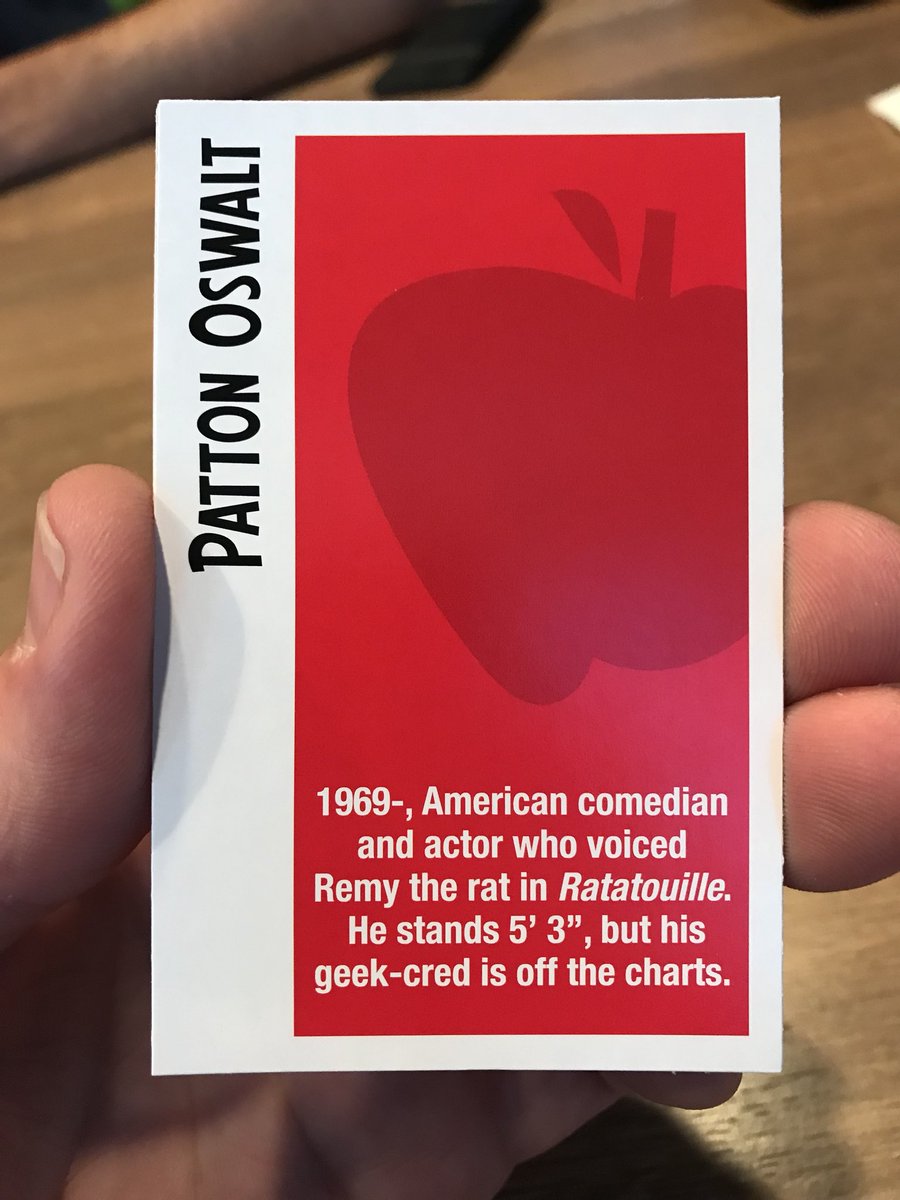 Apples To Apples Chart