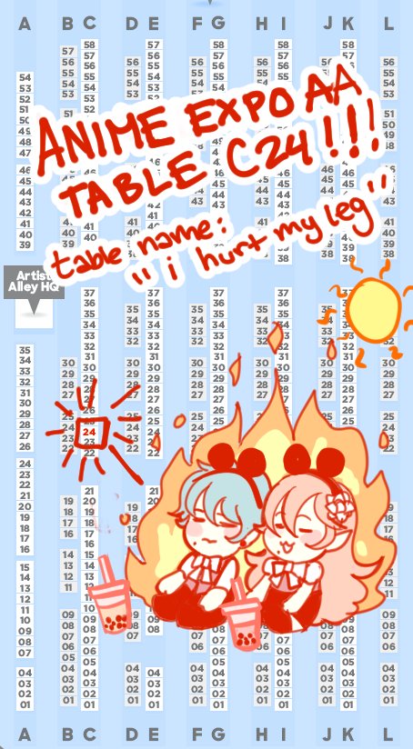 i'll be tabling at anime expo this weekend at table c24 with @rokudo/@SORDHAND!!! here's my catalog of most of the merch i'll have!!! 