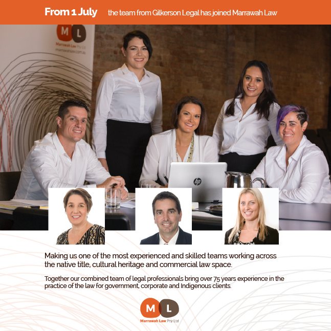 MarrawahLaw's tweet photo. Wahoo! We're now located in #Brisbane and #Cairns From the 1 July the team at #GilkersonLegal have joined #MarrawahLaw #IndigenousBusiness #IndigenousAU #IndigenousX  We're growing stronger #BecauseOfHerWeCan https://t.co/wvJRiHyFnR