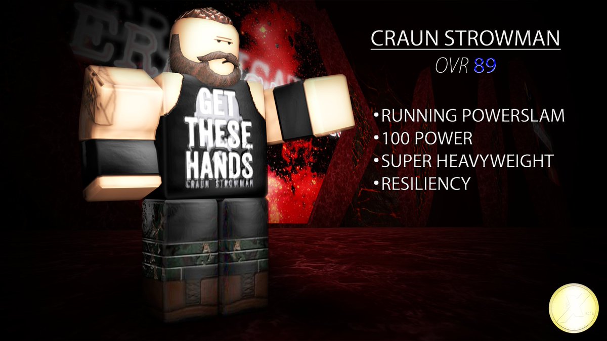 2x Xcwe Liliardio On Twitter First 2x19 Overall Revealed Featuring Craun Strowman Roblox Robloxdev Robloxgfx Robloxart 2xgames - roblox wrestling 2x19 codes