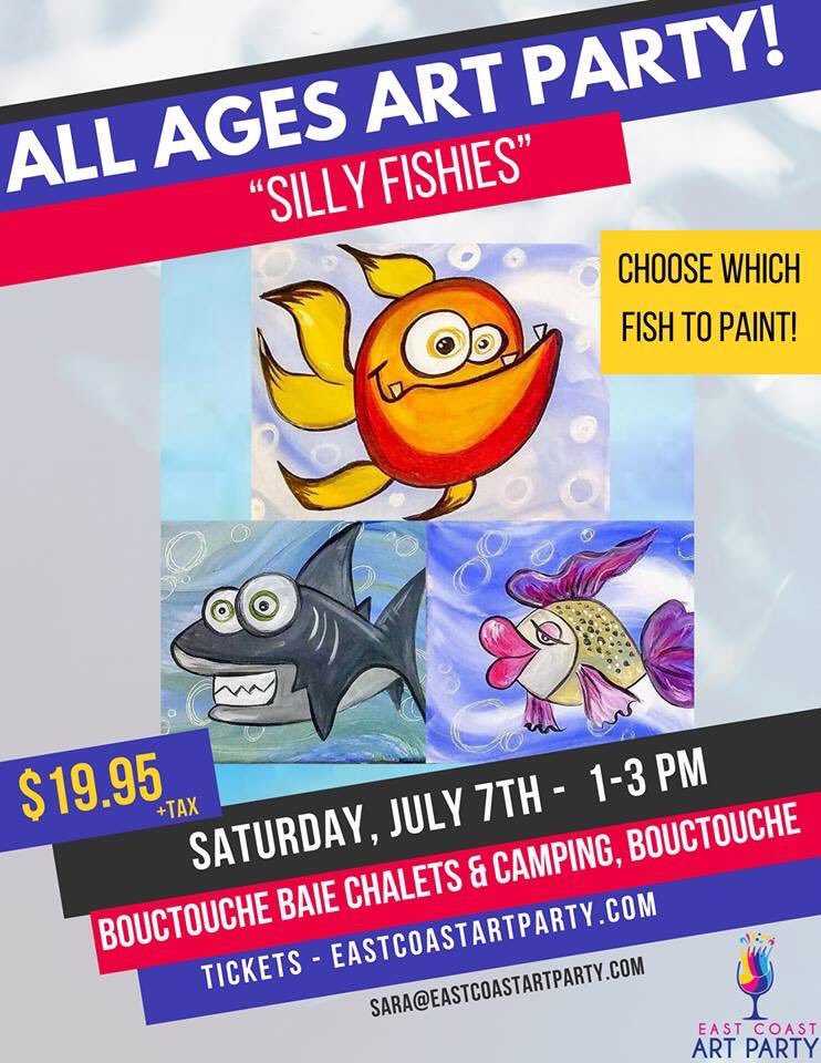 CampingNB's tweet photo. Attention young artists. Come and have some fun painting with Sara this Saturday. Sign up at https://t.co/avvBtqBPAP. @mynewbrunswick @ExpAcadie @AcadieNB https://t.co/ZkMz3Ir8s7