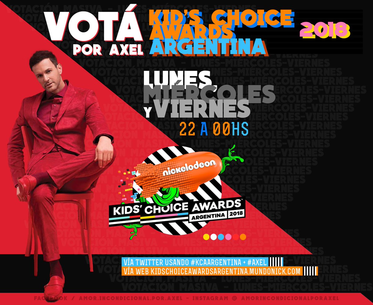 a__nicolas's tweet photo. ¡A votar por Axel!
#KCAArgentina #Axel https://t.co/ONrwFG71vp