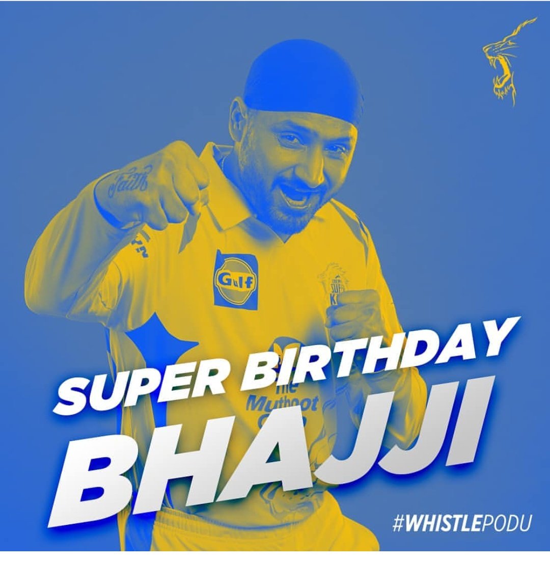 Happy birthday Bhajji paaji !! Have a beautiful day   ... 