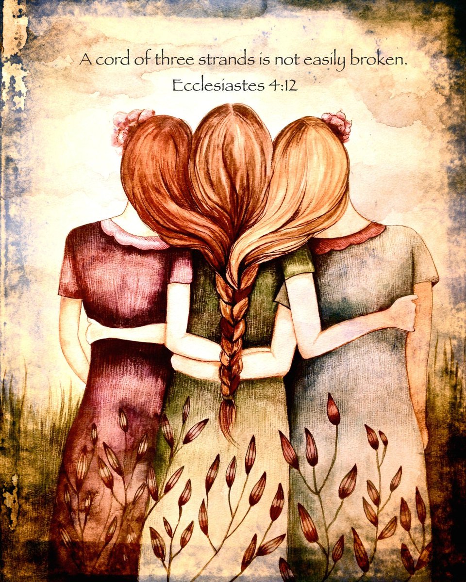 تويتر \ Julie 💞💗💞🕎✡️✝️🇺🇲 على تويتر: "“And If One Prevail Against Him,  Two Shall Withstand Him; And A Threefold Cord Is Not Quickly Broken.”  Ecclesiastes 4:12 Kjv #Unity Https://T.co/4Lypqtec2G"