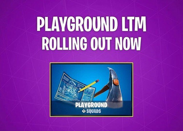 FPSbenny's tweet photo. PLAYGROUND MODE rolling out! Already in Asia, Oceania, &amp; Brazil! #SupportSmallStreamers #twitch #youtube #live #video #game #twitter #fortnite #today #gaming #stream #streaming #playing #twitchstream #twitchkittens #twitchaffiliate #fortnite #fortnitebattle #royale #battleroyale https://t.co/cRX9kvEhXQ