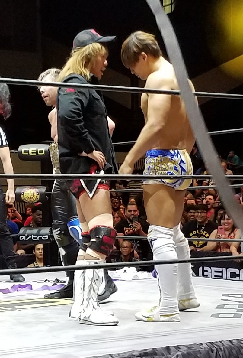 WerewolfMike's tweet image. More #CEOxNJPW main event pics.