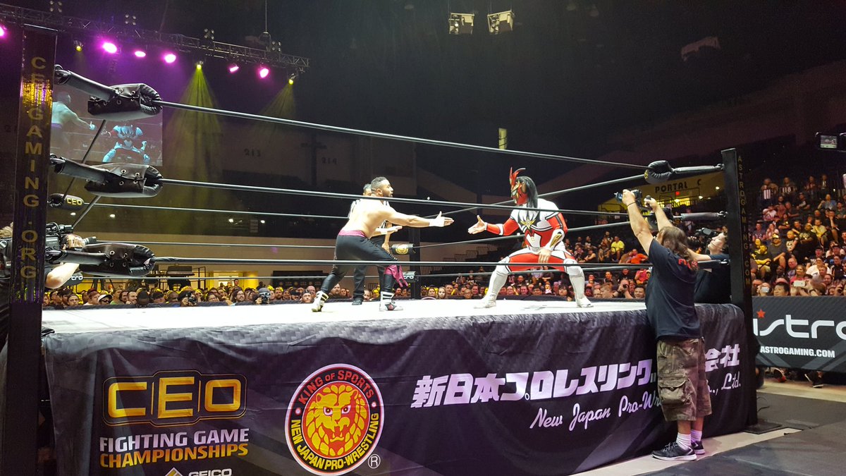 WerewolfMike's tweet image. More #CEOxNJPW pics.