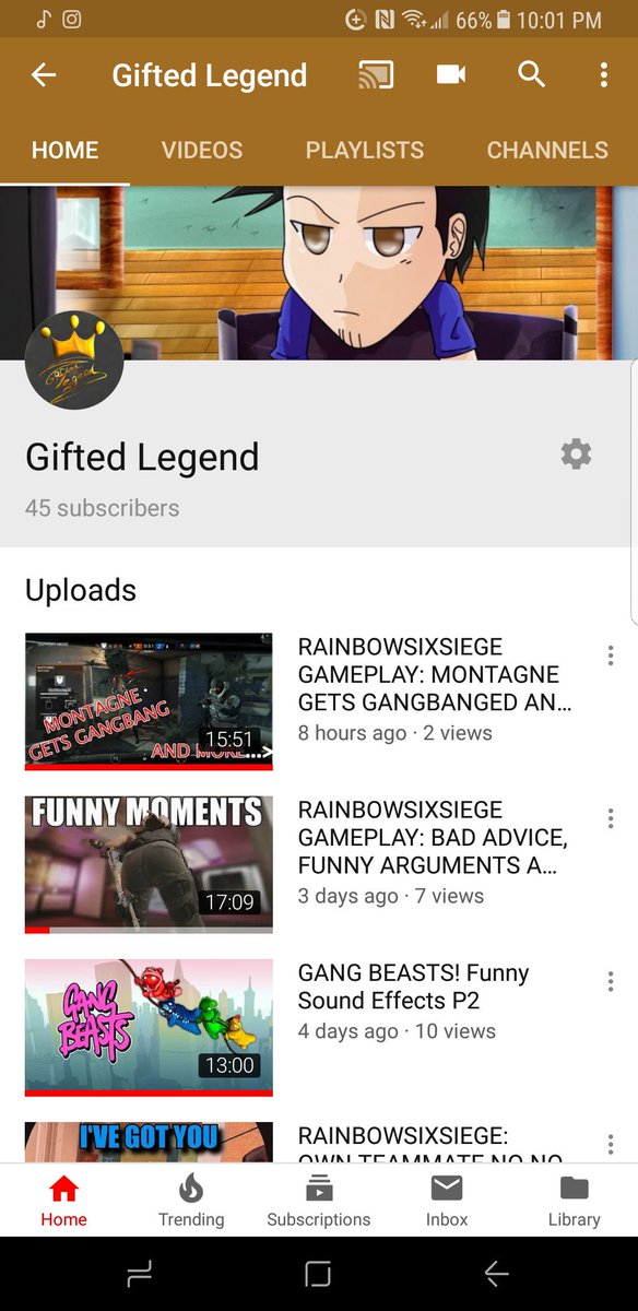 LegendGifted's tweet image. Check out my #YouTube if you like #gaming  #funnycommentary and #art Help me pass #50subs #Support #retweet #Subscribe @YouTubeBlastOff @ytpromoter4u #games #funny #youtuber #artists #SupportSmallStreamers #share #twitch #RainbowSixSiege #gangbeasts #funnyyoutuber #giftedlegend