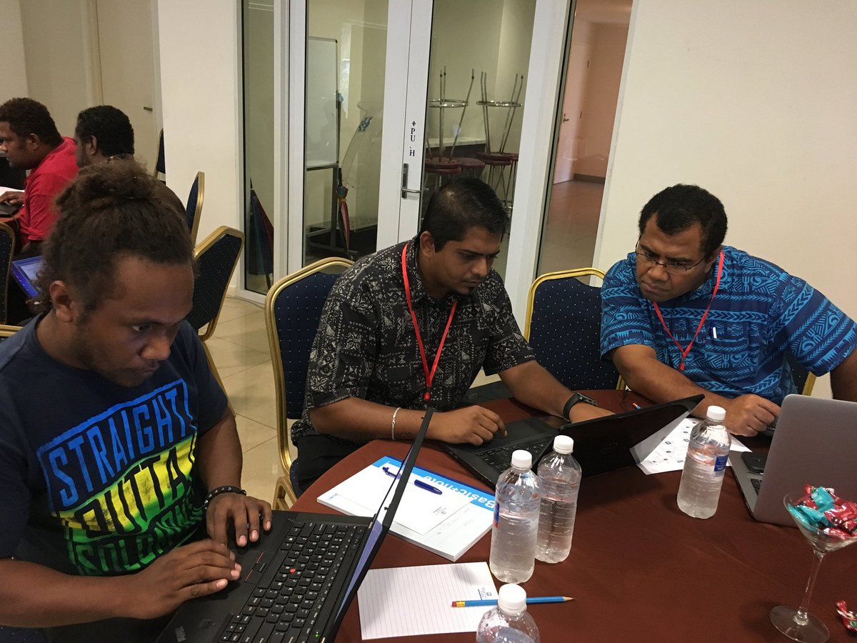 apnic's tweet photo. Shout out to everyone who participated in last week's #PacNOG workshops held in the Solomon Islands.
Tag yourself and friends and let us know what you enjoyed most about the workshop. https://t.co/DS37iAjIN1