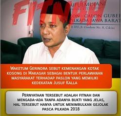 Gak ada hubungannya ya, gak ada buktinya. Itu Fitnah.