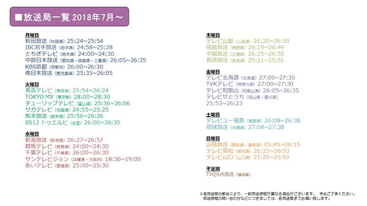 Music B B V Twitter お知らせ 7月以降のmusic B B 各放送局でのレギュラー放送時間一覧を更新しました 7 3現在 放送局によっては時間変更となる場合もありますので 各局の番組表などでもご確認ください ぜひrtなどしてもらえると嬉しいです よろしくお願い Music B B V Twitter お知らせ 7月以降のmusic B B 各放送局でのレギュラー放送時間一覧を更新しました 7 3現在 放送局によっては時間変更となる場合もありますので 各局の番組表などでもご確認ください ぜひrtなどしてもらえると嬉しいです よろしくお願い