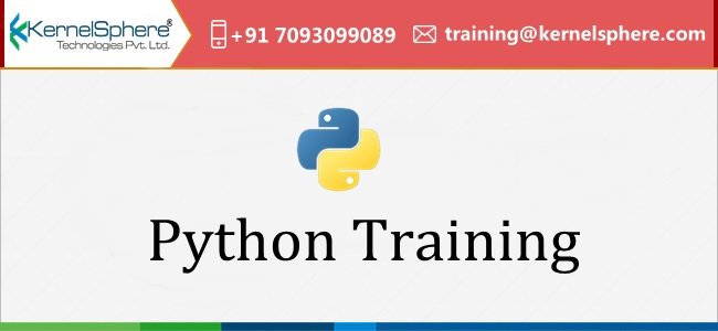 KernelSphere's tweet image. #KernelSphere Technologies is the Institute for #Python training in #Ameerpet #Hyderabad. Register now & learn the #Python fundamentals and core concepts by real time experts.
For More Details :
Email : training@kernelsphere.com
Call Us : +91 7093099089