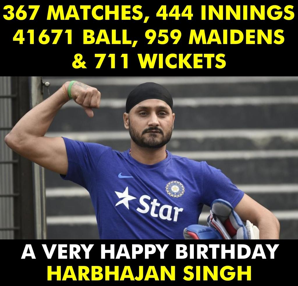 A very Happy Birthday Harbhajan Singh! 