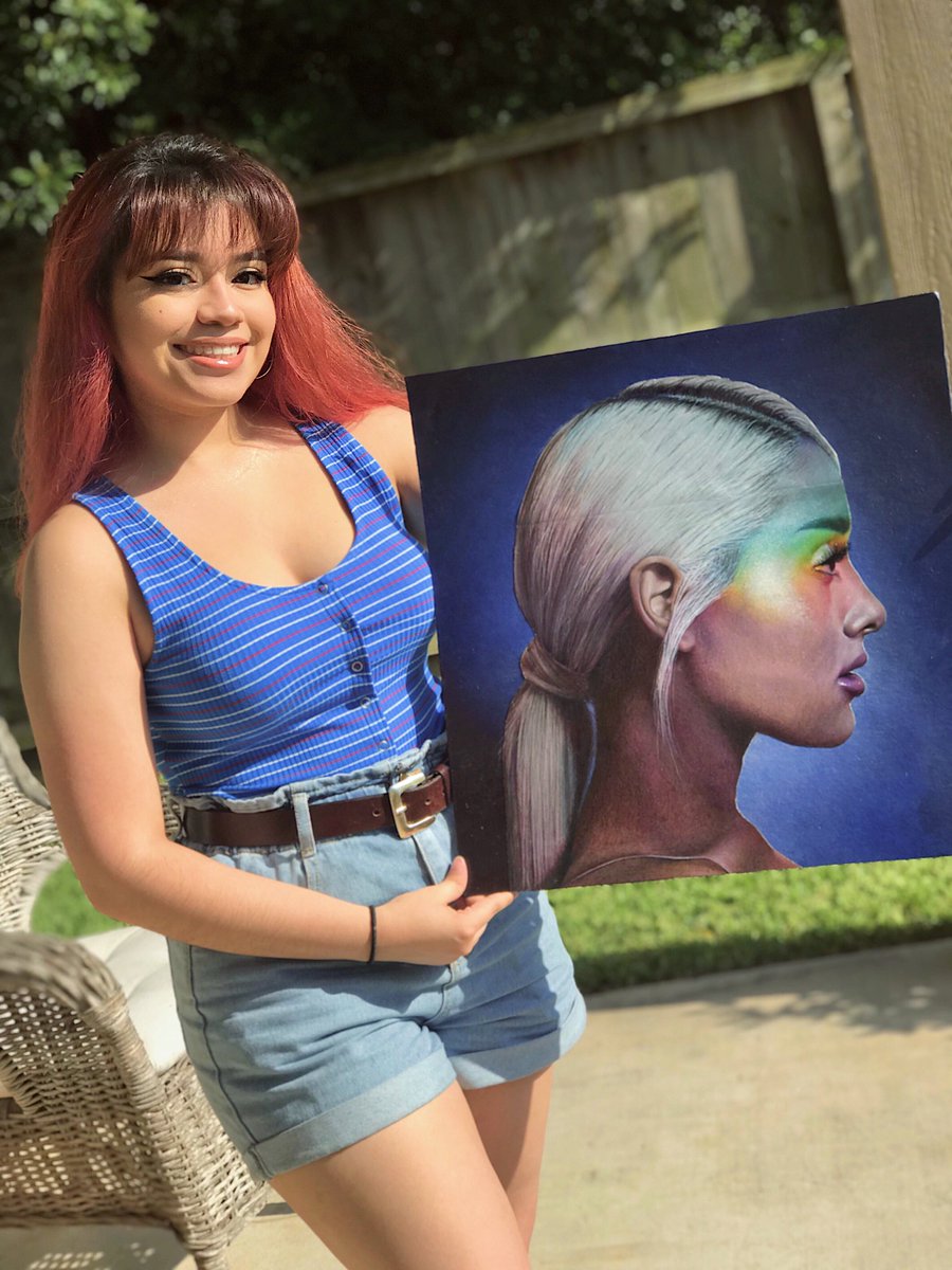 moonlittlexie's tweet photo. @ArianaGrande aint got no wigs left to snaatch ♡♡♡💧☁️🌈
I love yuu so v much queent ♡ you inspire me every single day https://t.co/l8pkwahsL1