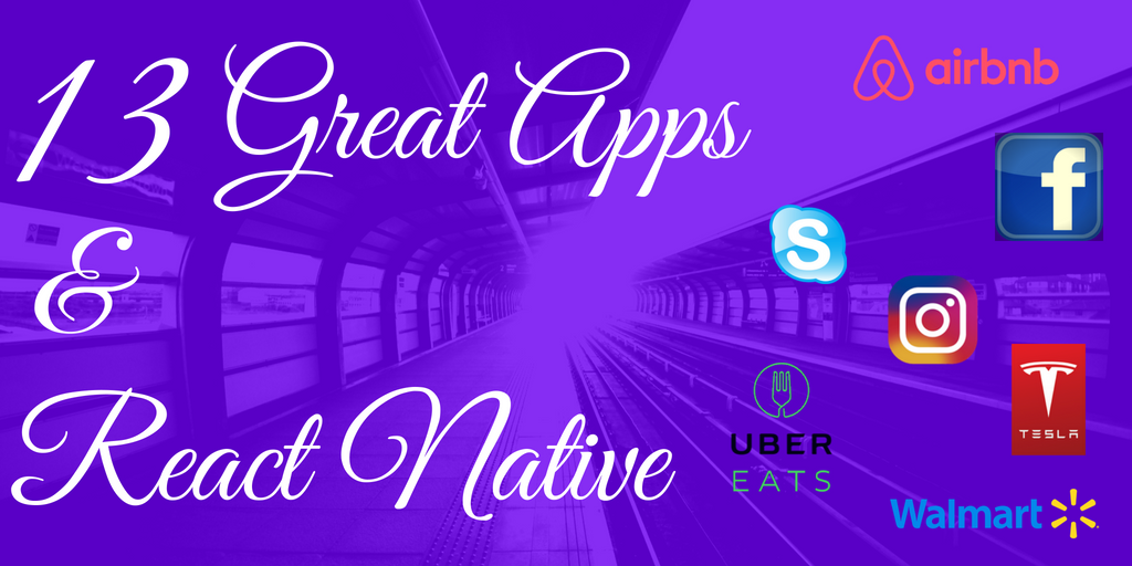 vaishali_2013's tweet photo. 13 Great Apps and #ReactNative. No wonder that many companies settle upon React Native for their mobile apps. https://t.co/G9JL9tvNBj
#Facebook #Skype #Instragram #Tesla #Airbnb #Walmart #ChaperHome #SoundCloudPulse #FacebookAds #Shine #Whym #YetiSmartHome https://t.co/krKjYfzMY2