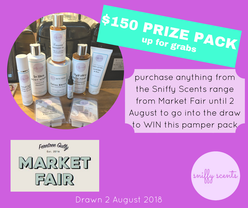 SniffyScents's tweet photo. We've moved into #FerntreeGullyMarketFair &amp; we're giving you the chance to WIN! #Natural, #vegan, &amp; thoroughly delectable, you will be pampered from your head to your tootsies. Enjoy!

https://t.co/jsqWXLPPi0
#ferntreegully #shopping #veganskincare #skincare #natural #vegan #FREE https://t.co/kOUHrL4rJl