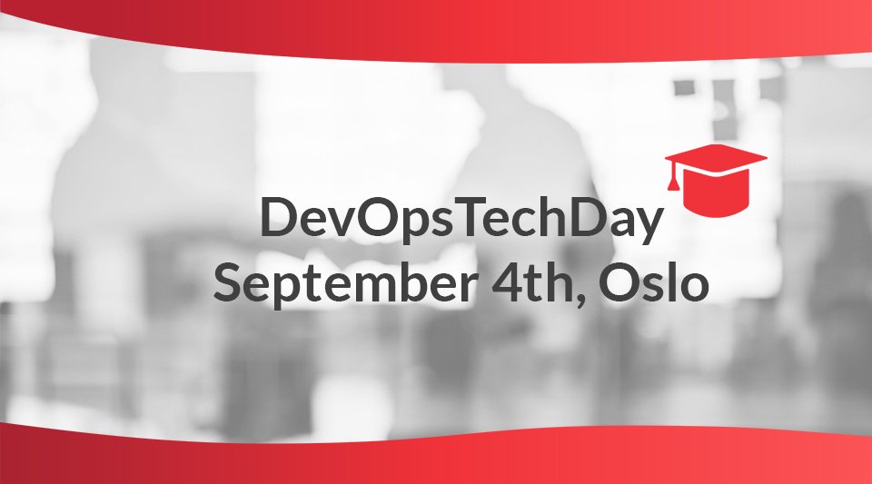 RLTraining's tweet photo. Join us on #DevOpsTechDay on September 4th in Oslo. There will be great keynotes and presentation, and a chance to talk to other DevOps professionals. Register today! https://t.co/185MnPBOk2 https://t.co/O532n6PVdz