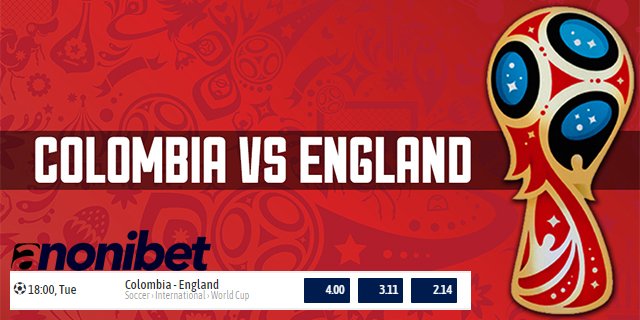 After 20 years #England and #Colombia meet again at the #WorldCup This time the competion is to reach to the #QuarterFinals.  Chose your side and place your bets now! anonibet.com/sports   #EnglandColombia  #FIFAWorldCup #WorldCup2018