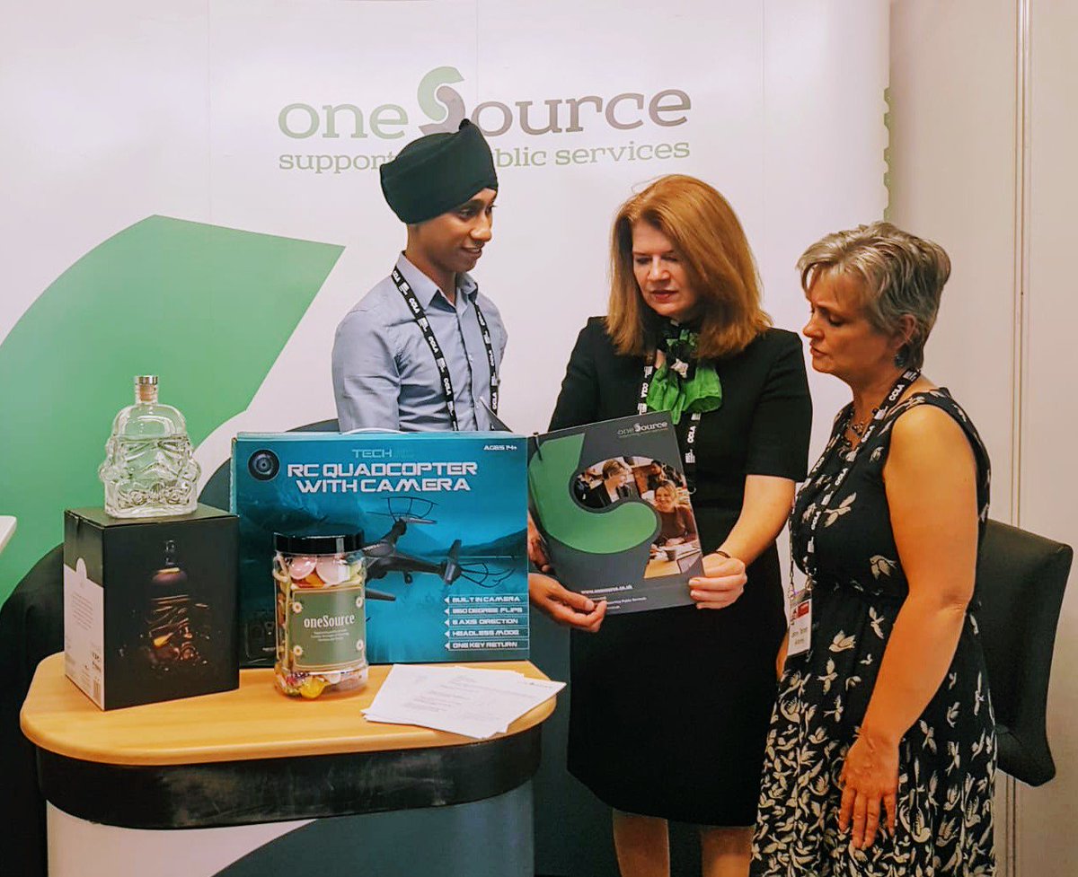 oneSourceUK's tweet photo. Here at the @LGAcomms #LGAConf18. Come by stand A15 to win a #drone or #stormtrooper decanter https://t.co/7800jtMhJT