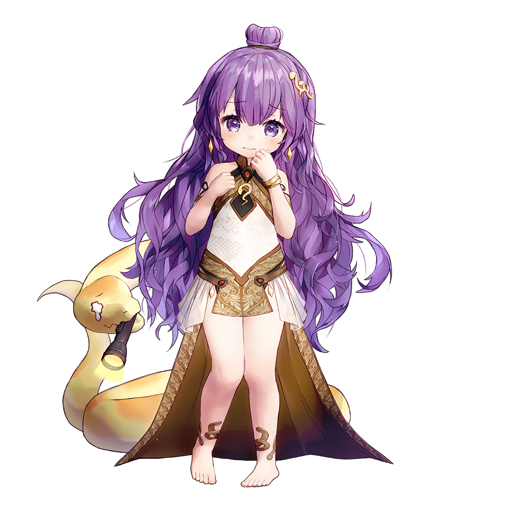 ウチの姫さまがいちばんカワイイ 6日17時からurメデューサさん新登場 こ この廃墟の空気 よどんでる気がするです なにか出てきそうです Cvは久野美咲さんです୧ ୨ 怖がりながらも メデューサさんの足元を照らしてくれる蛇さん E ๑ ᴗ