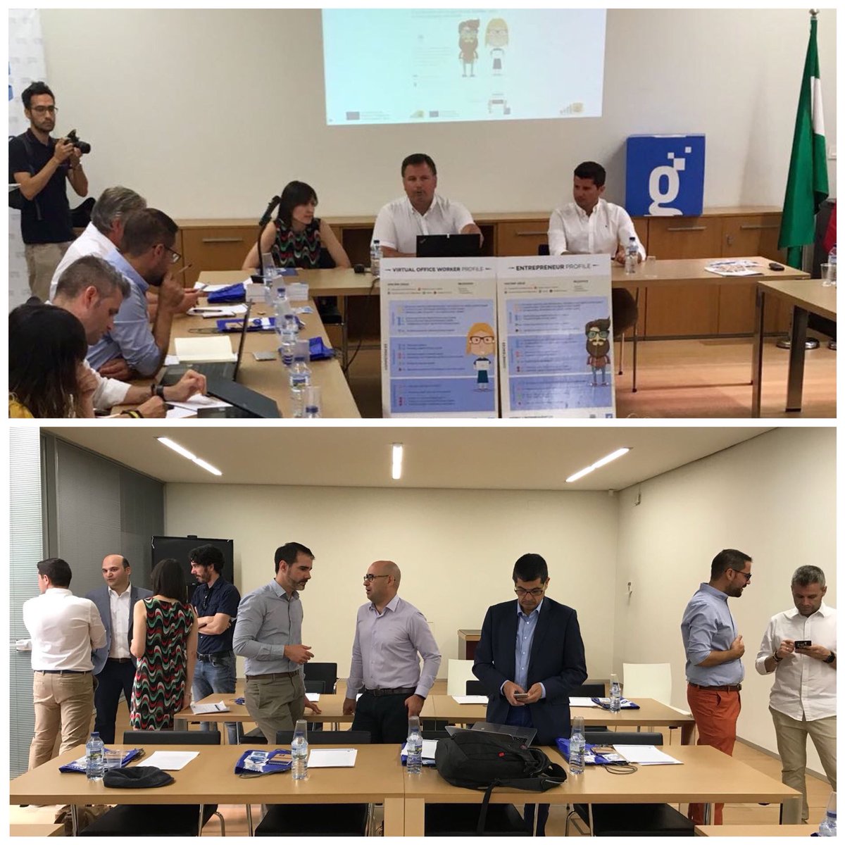 iperea's tweet photo. Hoy se celebra la jornada para expertos/as en el marco del proyecto #Pathwaysforemploy en la que se podrá debatir sobre aspectos acerca de la validación y certificación de #CompetenciasDigitales donde la @RedGuadalinfo asume un papel impulsor sobre las #Tic #openinnovation https://t.co/oIytUwNgWJ